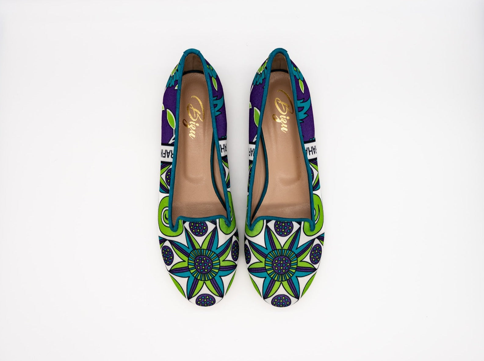 Ballet Flats & Slipon for Made in Italy with African Textile |Stella Ballerina Bizushoes